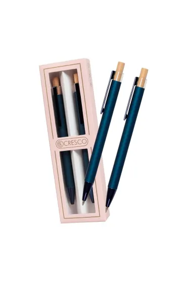 Długopis + ołówek Dyplomat niebieski Gift Box