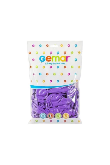 Balony pastelowe lawendowe 30,5cm 100 szt