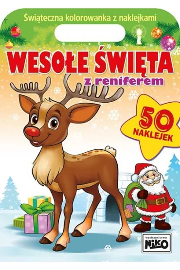 Wesołe święta z reniferem