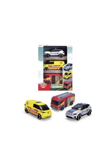 SOS Pojazdy ratunkowe 15,5cm 3-pak