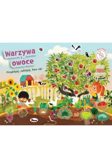 KSIAZECZKA EDUK 280X210 WARZYWA I OWOCE NAKL AWM