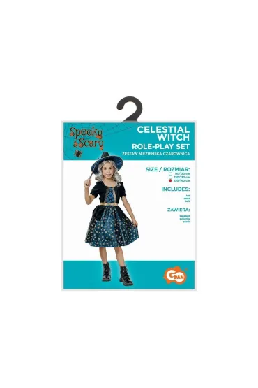 Strój dla dzieci Czarownica rozm. 130/140cm