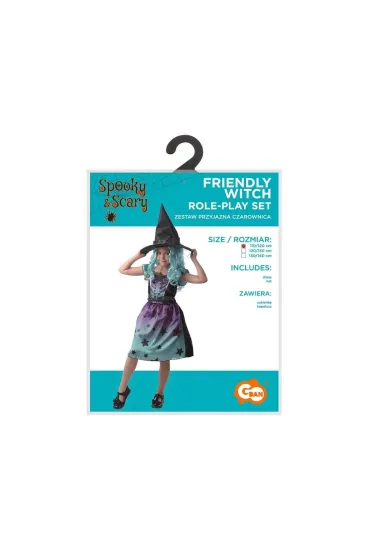 Strój dla dzieci Przyjazna Czarownica rozm.110/120