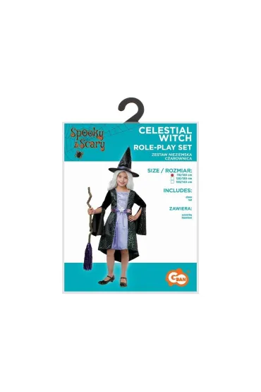 Strój dla dzieci Nieziemska Czarownica r.110/120