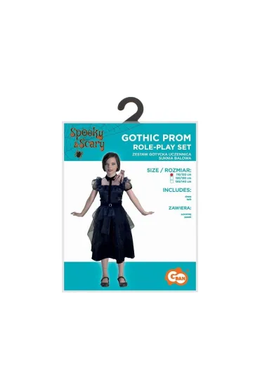 Strój dla dzieci Gotycka Uczennica rozm. 110/120cm