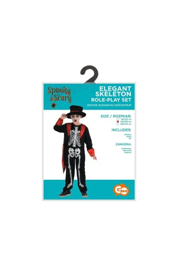 Zestaw dla dzieci Elegancki Kościotrup 120/130cm