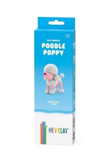Hey Clay - Figurka Psi Przyjaciele Pudel 3-pak