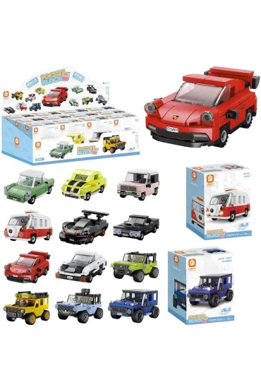  Klocki auto 80+el MIX