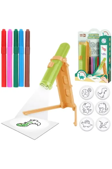 Projektor do rysowania dinozaury