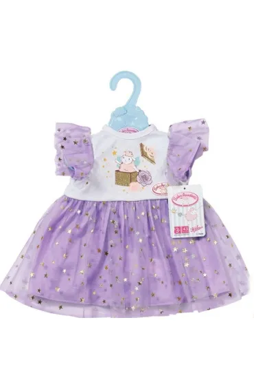Baby born - Liliowa sukienka tutu 43cm