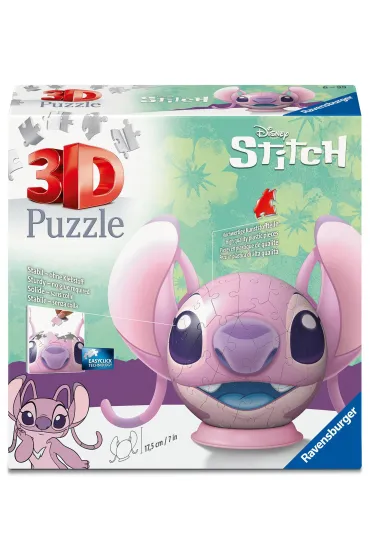 Puzzle 3D: Disney Stitch Kula Angel z uszami
