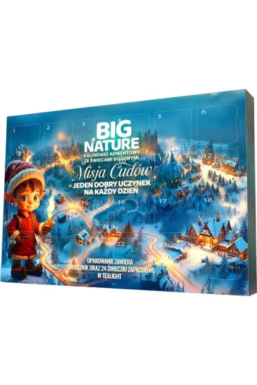 Kalendarz adwentowy ze świeczkami Misja Cudów