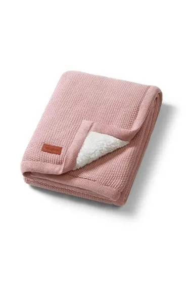 Kocyk bawełniany z ociepleniem różowy