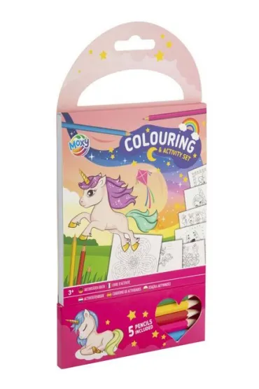 Kolorowanka i kredki 60 stron