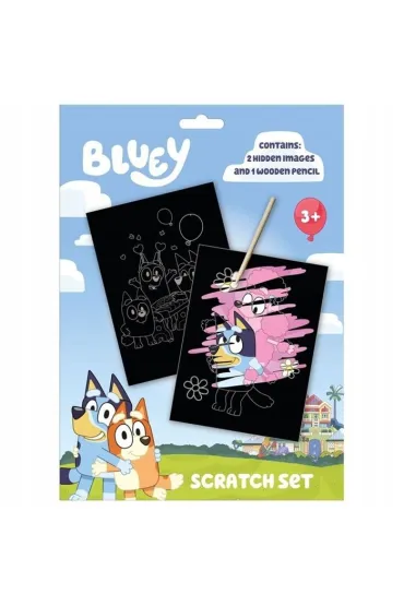Bluey - zestaw kreatywny - wydrapywanka