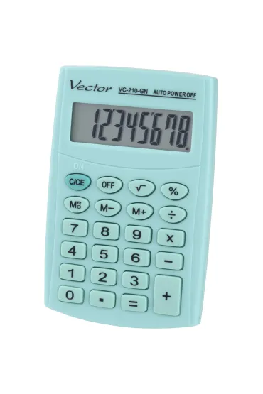 Kalkulator kieszonkowy Vector VC-210 GN
