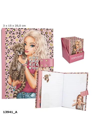 Pamiętnik na kod Top Model Leo Heart  grający BEST FRIENDS 13941A