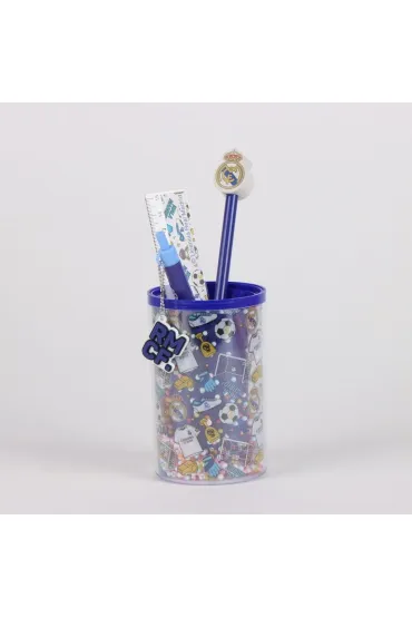 Akcesoria szkolne z organizerem Real Madryt