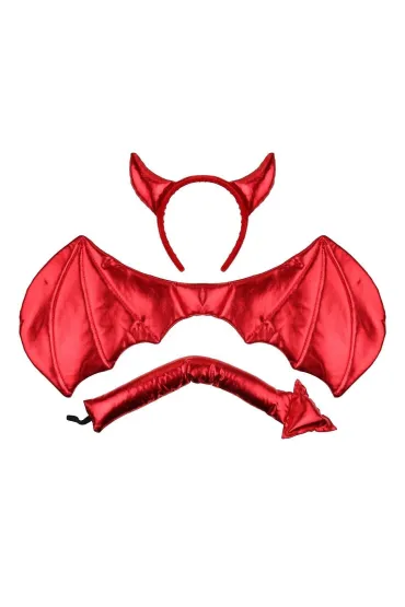 Zestaw czerwony diabełek