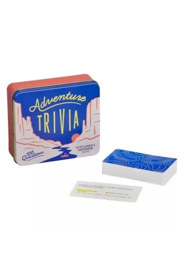 Gra kempingowa Adventure Trivia w puszce