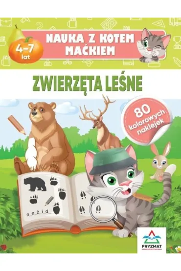 Nauka z kotem Maćkiem. Zwierzęta leśne
