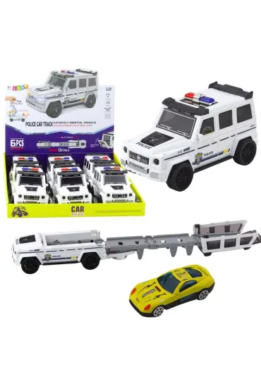 Radiowóz terenowy z otwieranym torem biały