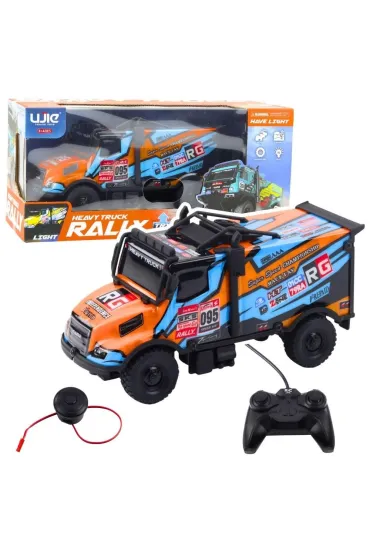 Cieżarówka R/C z dźwiękiem pomarańczowo-niebieski