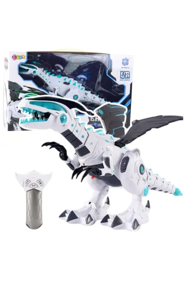 Dinozaur robot R/C światło i dźwięk biały