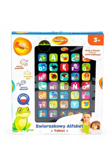 Tablet zwierzakowy alfabet