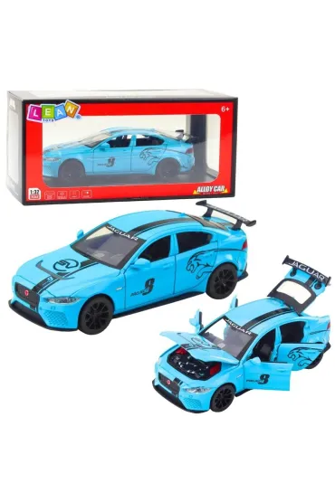 Jaguar metalowy światło i dźwięk turkusowy