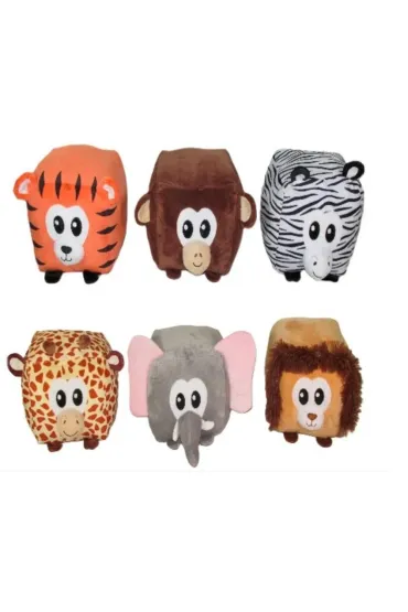 Zwierzęta kostka 22cm MIX