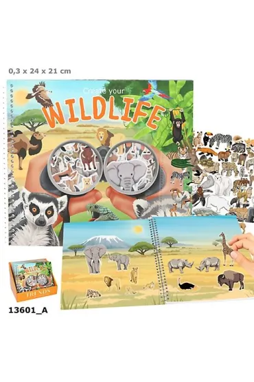 Zestaw Create your Wild life z naklejkami 13601A