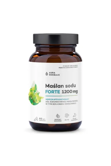 Maślan sodu FORTE 1200 mg, mikrokapsułkowany - suplement diety