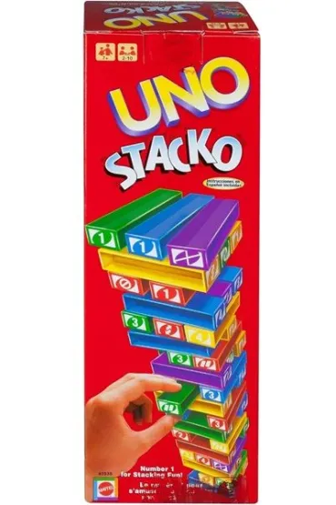 UNO Stacko Jenga Block Game