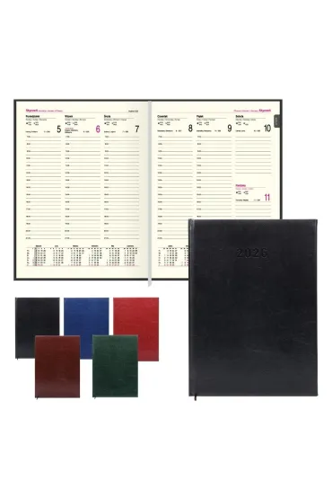 Kalendarz 2026 B5 tygodniowy MIX