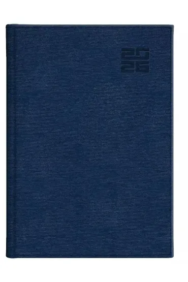 Kalendarz 2026 B5 tygodniowy z notesem granatowy