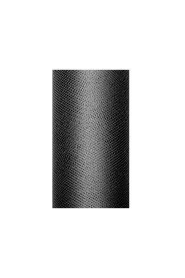 Tiul gładki czarny 0,3x9m