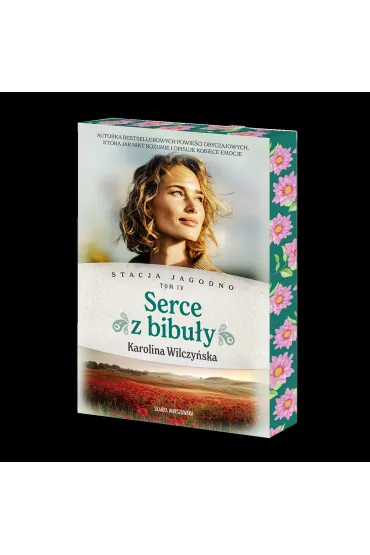 Stacja Jagodno. Serce z bibuły (barwione brzegi)