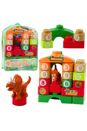  Klocki konstrukcyjne edukacyjne cyfry litery