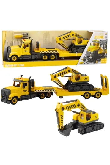 Laweta z koparką gąsienicową do skręcania