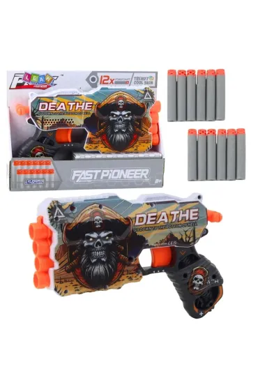 Pistolet na strzałki piankowe piracki