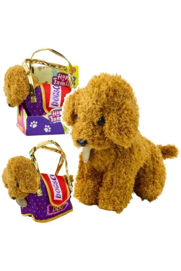 Piesek pudel w torbie