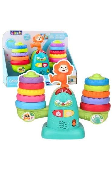  Waga interaktywna edukacyjna klocki dźwięki małpka