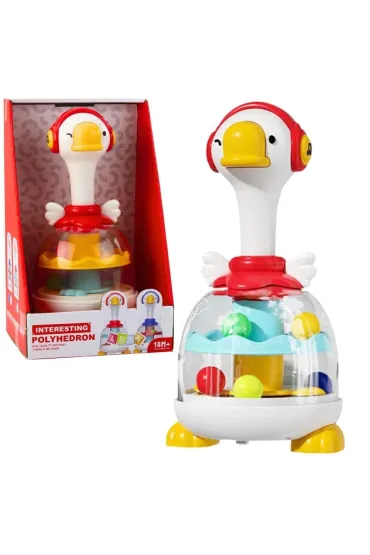 Bączek z kuleczkami zjeżdżalnia dla kulek gęś