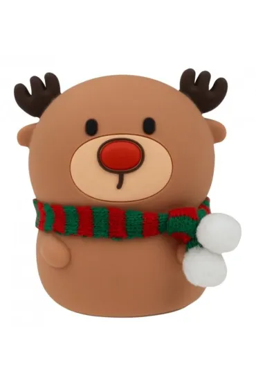 Lampka nocna LED Reniferek z szalikiem