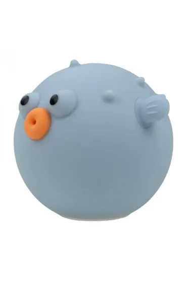 Lampka nocna LED Rybka rozdymka niebieska