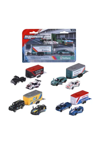 Majorette Racing Deluxe przyczepy mix