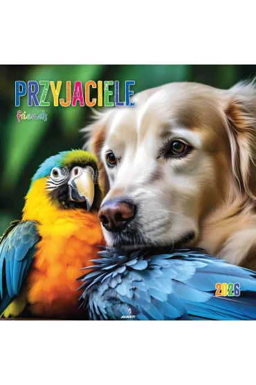 Kalendarz 2026 ścienny 32x32cm Przyjaciele