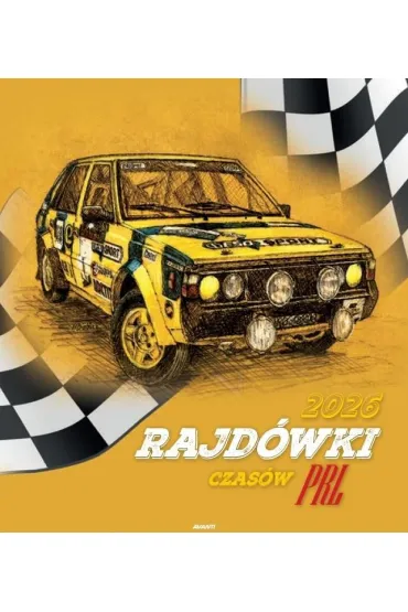 Kalendarz 2026 ścienny 32x32cm Motoryzacja PRL