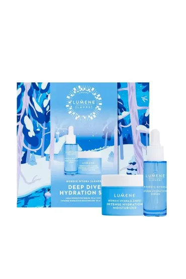 SET Nordic Hydra Deep Dive Hydration Gift Set Aqua Hydration Serum serum do twarzy + Intense Hydration Moisturizer krem do twarzy